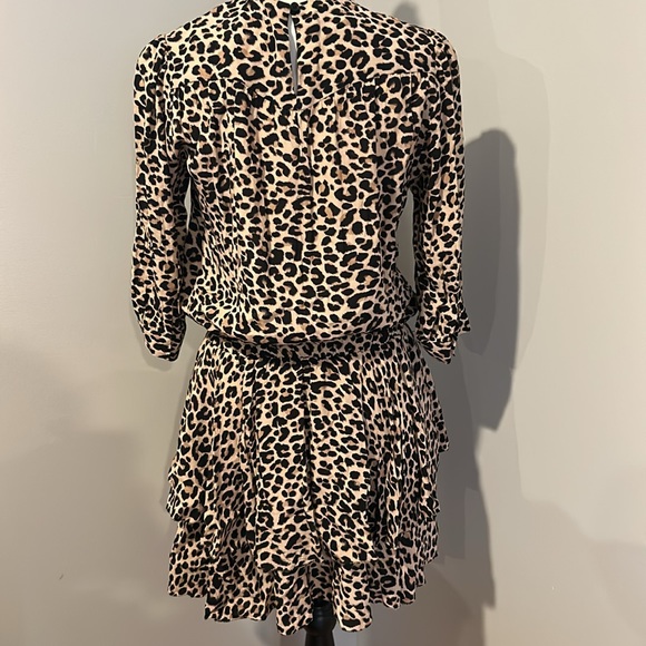 Zadig & Voltaire Rooka Leopard Print Mini Dress - Picture 8 of 11